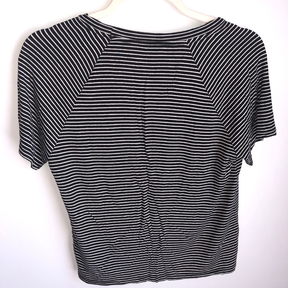 American Eagle Stripped Short Sleeve - Picture 2 of 2